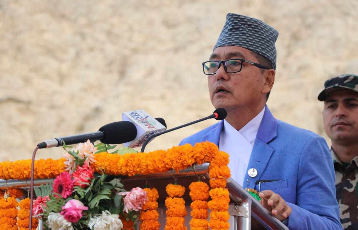 अध्यक्ष राजेन्द्र लिङ्देन। फाइल तस्बिर।